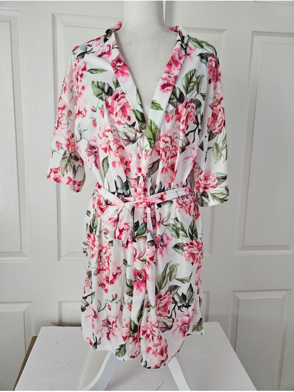 Show Me Your MuMu Floral Pink & Green Robe